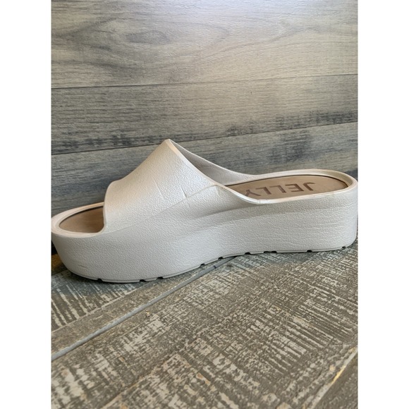 Lemon Jelly Sunny Platform Sandals Women's EU 39 US 8.5 Slides Beige Portugal - Picture 5 of 6